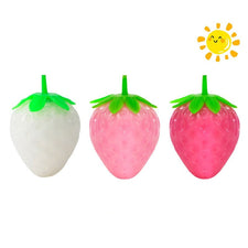Balle anti stress fraise magique couleur changeante