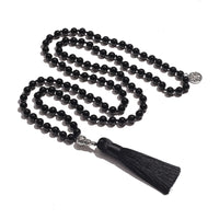 Collier Mala en Onyx noir