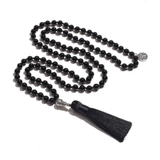 Collier Mala en Onyx noir