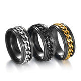 Bague Blackchaîne anti-stress