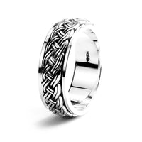 Bague anti stress argent