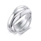 Bague Anti-Stress Intertwined Rings }