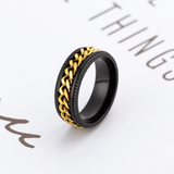 Bague Blackchaîne anti-stress