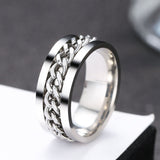 Bague anti-stress colorée tournante