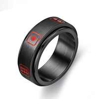 Bague anti-stress tourbillon