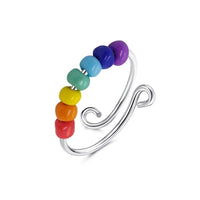 Bague anti-stress multicolore
