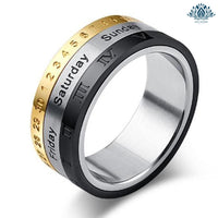 Bague anti-stress calendrier