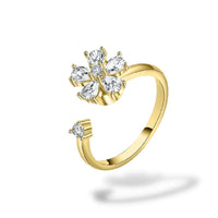 Bague fleur anti-stress