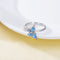 Bague Papillon anti-stress rotative }