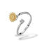 Bague tournesol anti-stress }