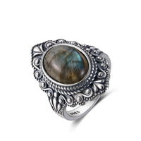 Bague Zen Argent Pierre de Lune