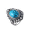 Bague Zen Argent Pierre de Lune }