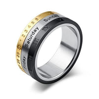 Bague Calendrier Anti-Stress