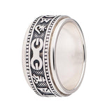 Bague anti-stress argent