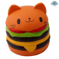 Balle anti-stress Chat Hamburger