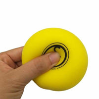 Balle anti-stress jaune souple