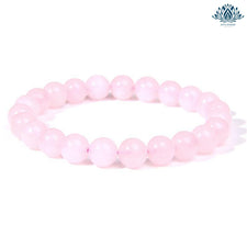 Bracelet anti-stress quartz rose