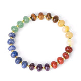 Bracelet des 7 chakras en pierres naturelles véritables (version 6.0)