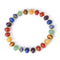 Bracelet des 7 chakras en pierres naturelles véritables (version 6.0) }