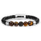 Bracelet Cuir Pierre Anti-Stress }