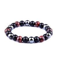 Bracelet Anti-Stress Rouge Oeil Tigre