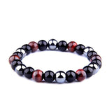 Bracelet Anti-Stress Rouge Oeil Tigre