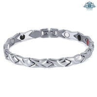 Bracelet magnétique anti-stress femme