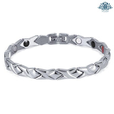 Bracelet magnétique anti-stress femme