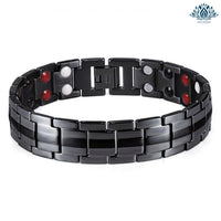 Bracelet magnétique anti-stress homme