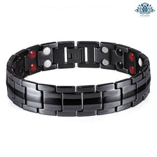 Bracelet magnétique anti-stress homme