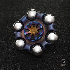 Hand Spinner Bleu Titane
