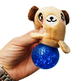 Balle peluche anti-stress