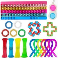 Pack Fidget Clavier Rose