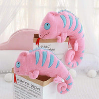 Peluche Caméléon Pastel Kawaii