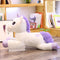 Peluche Licorne Kawaii Arc-en-Ciel }