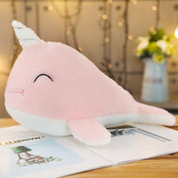 Peluche Narval Kawaii Rose