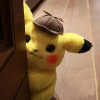 Peluche Pikachu Détective Kawaii