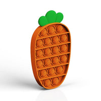 Pop It Carotte - Jouet anti-stress en forme de carotte