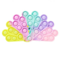 Pop It Paon - Jouet Antistress à Bulles de Silicone