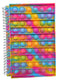 Carnet anti stress Pop It Push }