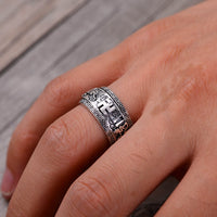 Bague Anti-Stress Bouddhiste Argent