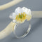 Bague Anti-Stress Lotus Argent }