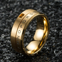 Bague Alphabet Zen