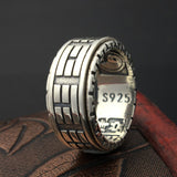 Bague Anti-Stress Chinoise Argent