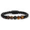 Bracelet Cuir Pierre Anti-Stress }