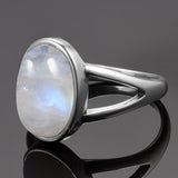 Bague Zen Pierre Lune Blanche