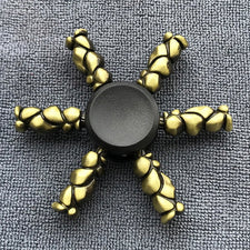Hand Spinner Or Métallique