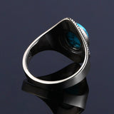 Bague Ethno Argent Turquoise