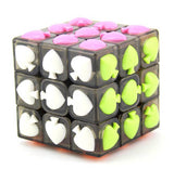 Rubik's Cube Spade 3x3 YJ - Cube de vitesse professionnel