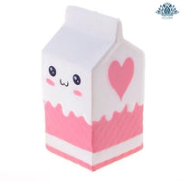 Squishie brique de lait rose